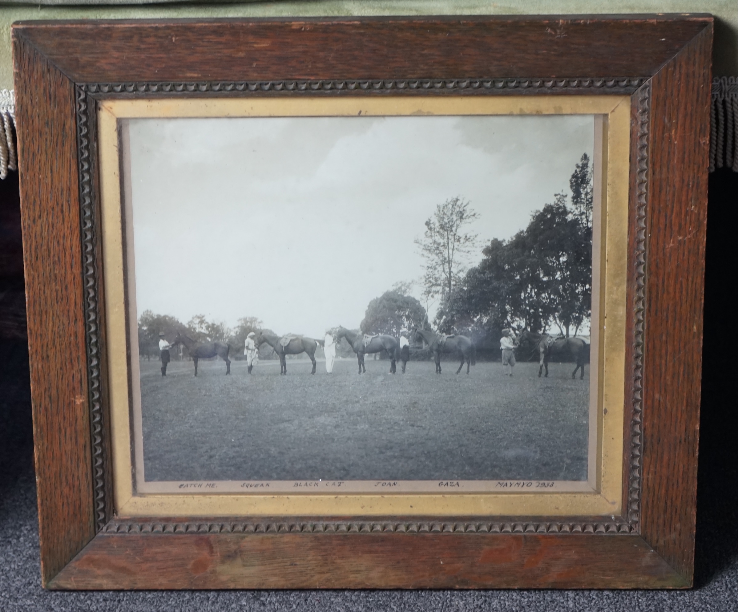 Six assorted late Victorian / Edwardian framed photographs